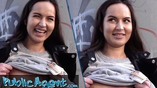 Public Porn - Cute Russian college student talked into fucking outside