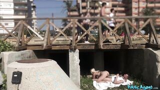Public Porn FULL VIDEO - Blonde beach babe in bikini has RISKY SEX IN PUBLIC