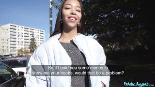 Public Porn - Slim Asian with beautiful Big Ass and tiny tits has her tight pussy stretched!