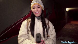 Public Porn Sexy brunette wearing crotchless red lingerie rides a big fat dick