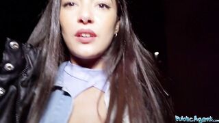 Public Porn Big ass Nuria Millan cheating public blowjob with big dick