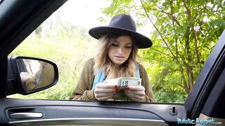 Public Porn Big tits hitchhiker Nicole Rae big dick public pov blowjob