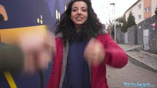 Public Porn Teen gets fucked after loosing at rock paper scissors