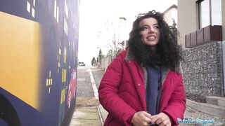 Public Porn Teen gets fucked after loosing at rock paper scissors