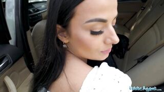 Public Porn Shes a sexy hitchhiker with great tits and ass with appetite for cock