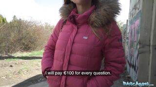 Public Porn A beautiful woman with a model looking figure gives and outdoor blowjob before fucking