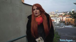Public Porn Hot Redhead with a Fantastic Bubble Butt Fucked by a Stranger
