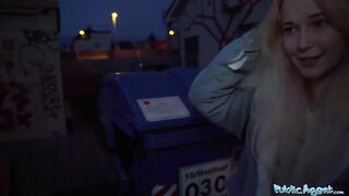 Public Porn She finished with a face ful of spunk after riding cock