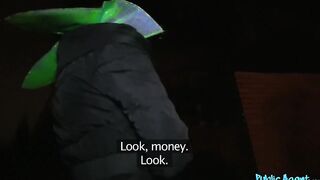 Public Porn Tina Kay gets dressed up for Halloween Party and fucked by stranger