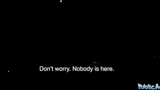 Public Porn Cute Mexican rubs cum over her sweet ass after bonnet fuck