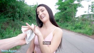 Public Porn Social Influencer Katy Rose Gets Fucked in the Woods