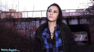 Public Porn Stranded babe Klaudia Diamond fucked hard for cash