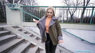 Public Porn Russian Blonde Caty Kiss Loves a Big Cock