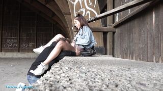 Public Porn Celebrity Look a like Ginebra Bellucci Fucked in POV