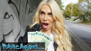 Public Porn Blonde Aussie Tori Cummings fucked on the office stairs