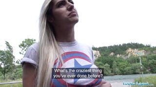 Public Porn Hot Brazilian twerker Mia Linz fucked outdoors