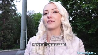 Public Porn Horny tourist Helena Moeller is hungry for Czech cock