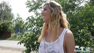 Public Porn Shona River is caught fucking in public