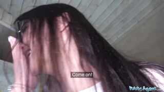 Public Porn Hot Czech body fucked under public bridge after sucking cock