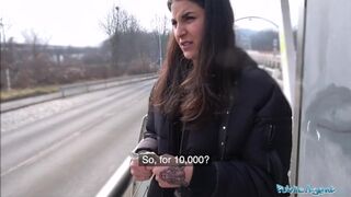 Public Porn Hot creampie climax after outdoor steamy sex session