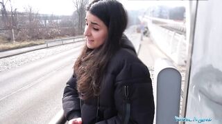 Public Porn Hot creampie climax after outdoor steamy sex session