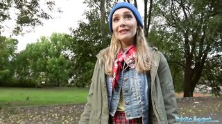 Public Porn Lost dog leads to hot outdoors sex