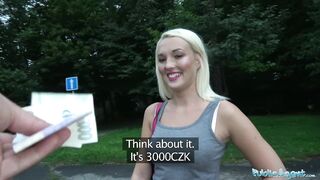 Public Porn Blonde Gets Fucked By a Lost Stranger