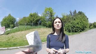 Public Porn Amazingly sexy ass rides big cock in a public place