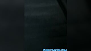 Public Porn Her pussy gets splattered with spunk