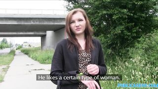 PublicPorn Her tight teen pussy almost too tight to fuck