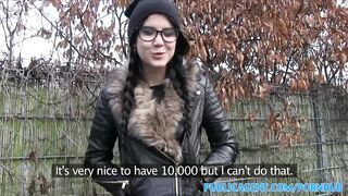 PublicPorn Emo chick has sex in the woods