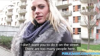 PublicPorn Cold big cock but a warm wet pussy