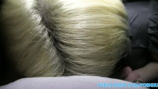 PublicPorn Blonde fucks a stranger in underground car park