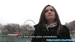 PublicPorn Beautiful brunette has sex for cash