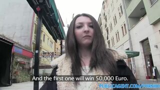 PublicPorn Teen brunette gets fucked hard in a hotel room