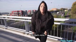 Public Porn - Italian teacher didn't want it but let me creampie her