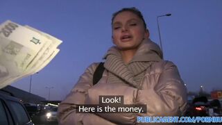 PublicPorn Amazing boobs and a blonde blowjob