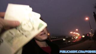 PublicPorn Big cock fucking through a hole in her nylon pantyhoes