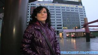 PublicPorn HD Tight white jeans girl is fucked in a hotel