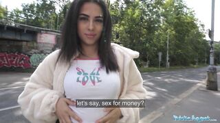 Public Porn petite British Brunette Sucks and Fucks after Nearly Getting Run Over by a Runaway Taxi