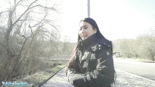 Public Porn Asian Alina Crystall fucked in abandoned building