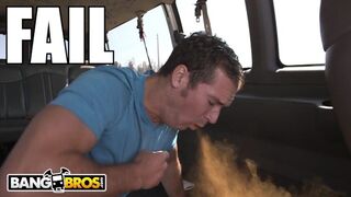 Hot - Sean Lawless Cinnamon Challenge FAIL On The Bang Bus