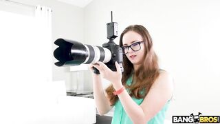 Hot - Blonde Babe Alexa Grace Modeling For Some Big Black Cock