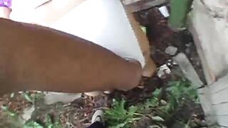 Outdoor Blowjob Gets A Match Point