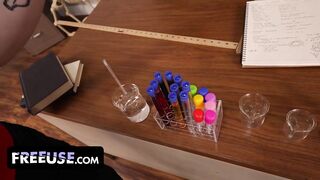 He Can't Study Without Her Distraction! Maybe Fucking Her Stepmom Will Help?