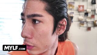 Thick Step Mom Natasha Nice Welcomes Her New Step Son To Their Free Use Household - Hot Milf