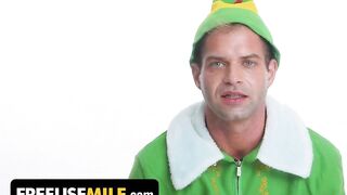 Merry Hot Christmas! Milf Stepmom Teaches Horny Stepson And Shy Stepdaughter How To Fuck