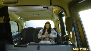 Sex Taxi - Big tits teen goth Sexy Nala pays with sex fast hard fuck rough sex sloppy blowjob