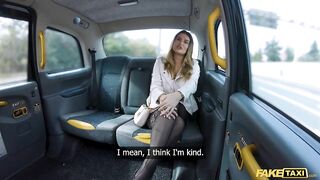 Sex Taxi - Wife audition hot POV blowjob fast hard fuck sexy Euro babe wants big dick and riches