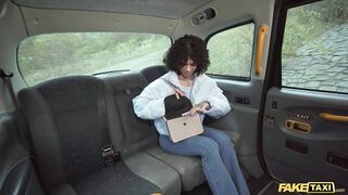 Sex Taxi Her natural boobs are in full swing as the taxi driver fucks her sweet pussy hard and fast